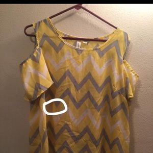 Yellow chevron shirt